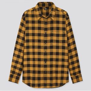 UNIQLO SHIRT YELLOW MUSTARD